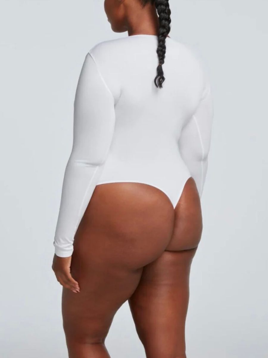 Shapewear med långa ärmar, känns som andra hud.